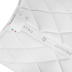 Tapis de selle obstacle en tissu technique avec logo GP Equestro Blanc / blanc Tapis de selle obstacle en tissu technique avec logo GP Equestro Blanc / blanc