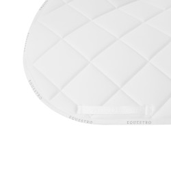 Tapis de selle obstacle en tissu technique avec logo GP Equestro Blanc / blanc Tapis de selle obstacle en tissu technique avec logo GP Equestro Blanc / blanc