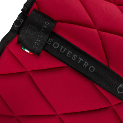 Tapis de selle obstacle en tissu technique avec logo GP Equestro Vin / noir Rouge Tapis de selle obstacle en tissu technique avec logo GP Equestro Vin / noir Rouge