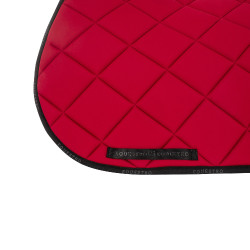 Tapis de selle obstacle en tissu technique avec logo GP Equestro Vin / noir Rouge Tapis de selle obstacle en tissu technique avec logo GP Equestro Vin / noir Rouge
