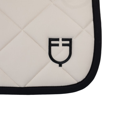 Tapis de selle obstacle en tissu technique avec logo brodé Black Line Edition Equestro Tapis de selle obstacle en tissu technique avec logo brodé Black Line Edition Equestro