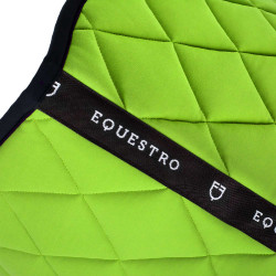 Tapis de selle obstacle en tissu technique avec logo brodé Black Line Edition Equestro Vert citron Tapis de selle obstacle en tissu technique avec logo brodé Black Line Edition Equestro Vert citron