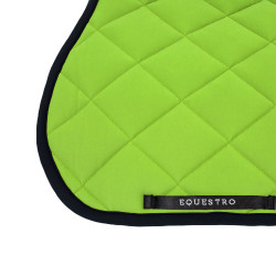 Tapis de selle obstacle en tissu technique avec logo brodé Black Line Edition Equestro Vert citron Tapis de selle obstacle en tissu technique avec logo brodé Black Line Edition Equestro Vert citron