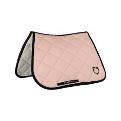 Tapis de selle obstacle en tissu technique avec logo brodé Black Line Edition Equestro Rose cameo Tapis de selle obstacle en tissu technique avec logo brodé Black Line Edition Equestro Rose cameo