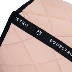 Tapis de selle obstacle en tissu technique avec logo brodé Black Line Edition Equestro Rose cameo Tapis de selle obstacle en tissu technique avec logo brodé Black Line Edition Equestro Rose cameo