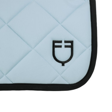 Tapis de selle obstacle en tissu technique avec logo brodé Black Line Edition Equestro Tapis de selle obstacle en tissu technique avec logo brodé Black Line Edition Equestro