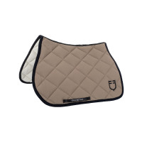 Tapis de selle obstacle en tissu technique avec logo brodé Black Line Edition Equestro Walnut Marron Tapis de selle obstacle en tissu technique avec logo brodé Black Line Edition Equestro Walnut Marron