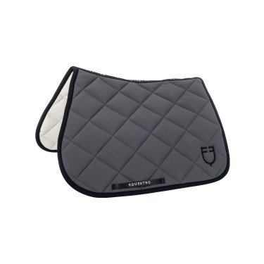 Tapis de selle obstacle en tissu technique avec logo brodé Black Line Edition Equestro Tapis de selle obstacle en tissu technique avec logo brodé Black Line Edition Equestro