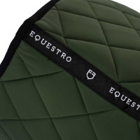 Tapis de selle obstacle en tissu technique avec logo brodé Black Line Edition Equestro Vert foncé / noir Tapis de selle obstacle en tissu technique avec logo brodé Black Line Edition Equestro Vert foncé / noir