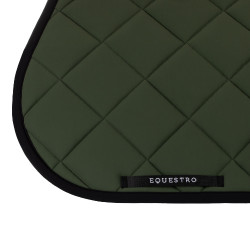 Tapis de selle obstacle en tissu technique avec logo brodé Black Line Edition Equestro Vert foncé / noir Tapis de selle obstacle en tissu technique avec logo brodé Black Line Edition Equestro Vert foncé / noir