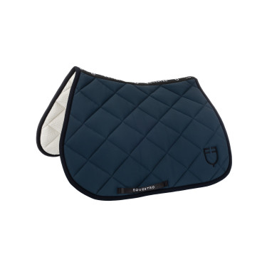 Tapis de selle obstacle en tissu technique avec logo brodé Black Line Edition Equestro Tapis de selle obstacle en tissu technique avec logo brodé Black Line Edition Equestro