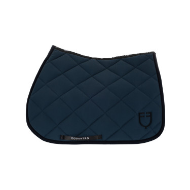 Tapis de selle obstacle en tissu technique avec logo brodé Black Line Edition Equestro Tapis de selle obstacle en tissu technique avec logo brodé Black Line Edition Equestro