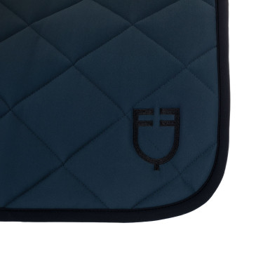 Tapis de selle obstacle en tissu technique avec logo brodé Black Line Edition Equestro Tapis de selle obstacle en tissu technique avec logo brodé Black Line Edition Equestro