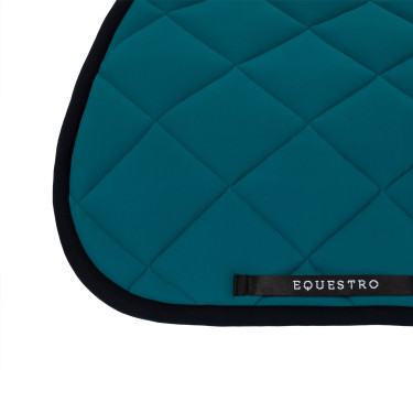 Tapis de selle obstacle en tissu technique avec logo brodé Black Line Edition Equestro Tapis de selle obstacle en tissu technique avec logo brodé Black Line Edition Equestro