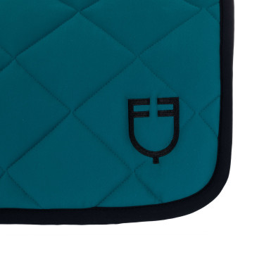 Tapis de selle obstacle en tissu technique avec logo brodé Black Line Edition Equestro Tapis de selle obstacle en tissu technique avec logo brodé Black Line Edition Equestro