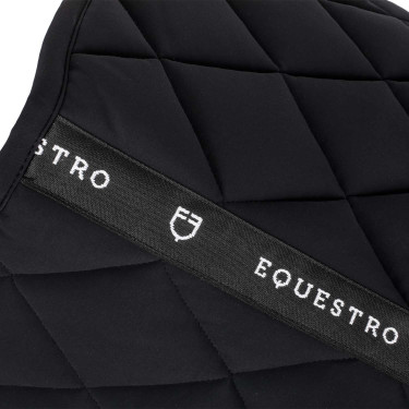 Tapis de selle obstacle en tissu technique avec logo brodé Black Line Edition Equestro Tapis de selle obstacle en tissu technique avec logo brodé Black Line Edition Equestro