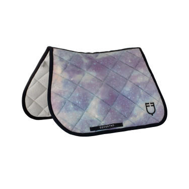 Tapis de selle obstacle en tissu technique avec logo brodé Black Line Edition Equestro Tapis de selle obstacle en tissu technique avec logo brodé Black Line Edition Equestro
