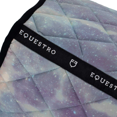 Tapis de selle obstacle en tissu technique avec logo brodé Black Line Edition Equestro Tapis de selle obstacle en tissu technique avec logo brodé Black Line Edition Equestro