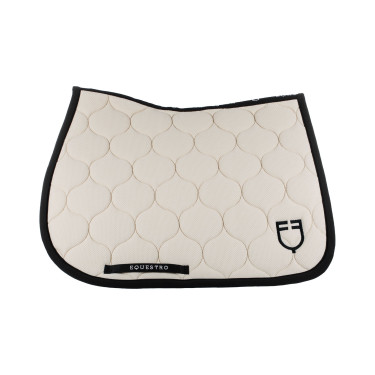 Tapis de selle obstacle en tissu maillé Black Line Edition Equestro Tapis de selle obstacle en tissu maillé Black Line Edition Equestro