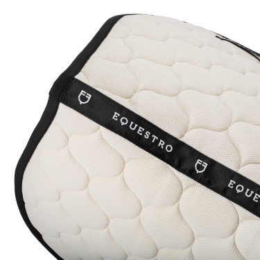 Tapis de selle obstacle en tissu maillé Black Line Edition Equestro Tapis de selle obstacle en tissu maillé Black Line Edition Equestro