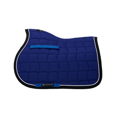 Tapis de selle obstacle en coton respirant White Trim Equestro Tapis de selle obstacle en coton respirant White Trim Equestro