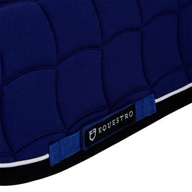 Tapis de selle obstacle en coton respirant White Trim Equestro Tapis de selle obstacle en coton respirant White Trim Equestro