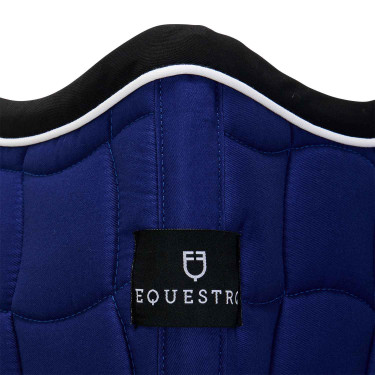 Tapis de selle obstacle en coton respirant White Trim Equestro Tapis de selle obstacle en coton respirant White Trim Equestro