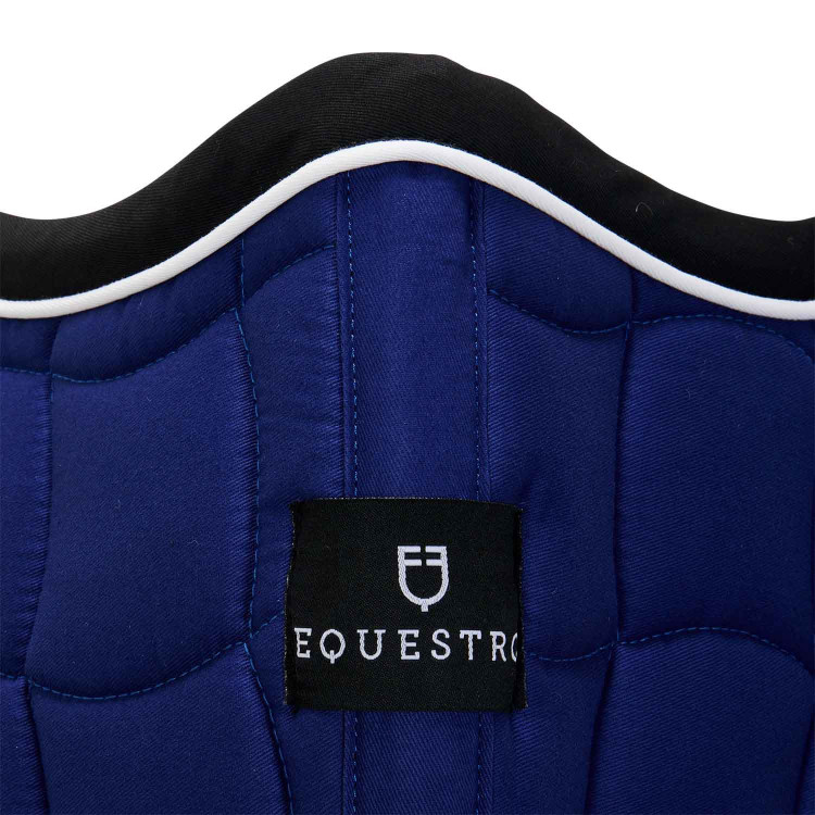 Tapis de selle obstacle en coton respirant White Trim Equestro Tapis de selle obstacle en coton respirant White Trim Equestro