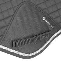 Tapis de selle obstacle en coton modelé Equestro Gris Tapis de selle obstacle en coton modelé Equestro Gris