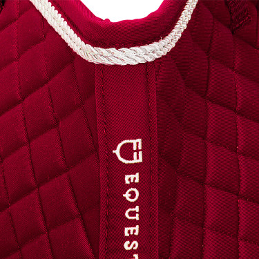 Tapis de selle obstacle en coton modelé Equestro Tapis de selle obstacle en coton modelé Equestro