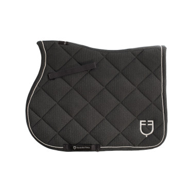 Tapis de selle obstacle en coton avec galons et logo Diamond Equestro Tapis de selle obstacle en coton avec galons et logo Diamond Equestro