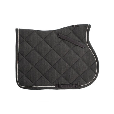 Tapis de selle obstacle en coton avec galons et logo Diamond Equestro Tapis de selle obstacle en coton avec galons et logo Diamond Equestro