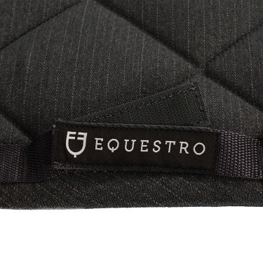 Tapis de selle obstacle en coton avec galons et logo Diamond Equestro Tapis de selle obstacle en coton avec galons et logo Diamond Equestro