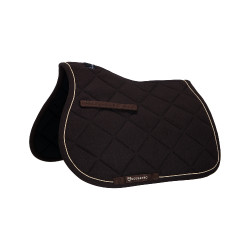 Tapis de selle obstacle en coton avec galons Diamond Equestro