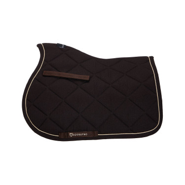 Tapis de selle obstacle en coton avec galons Diamond Equestro Tapis de selle obstacle en coton avec galons Diamond Equestro