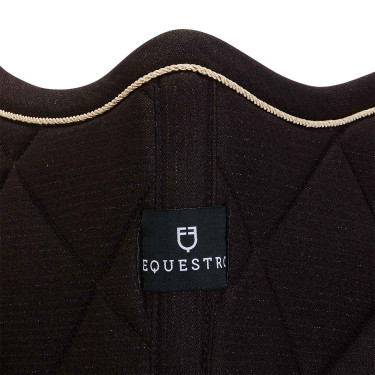 Tapis de selle obstacle en coton avec galons Diamond Equestro Tapis de selle obstacle en coton avec galons Diamond Equestro
