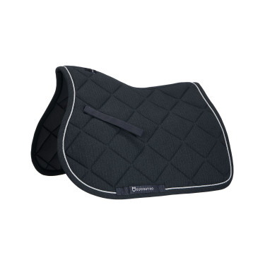 Tapis de selle obstacle en coton avec galons Diamond Equestro Tapis de selle obstacle en coton avec galons Diamond Equestro