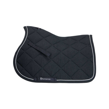Tapis de selle obstacle en coton avec galons Diamond Equestro Tapis de selle obstacle en coton avec galons Diamond Equestro