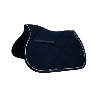 Tapis de selle obstacle en coton avec galons Diamond Equestro Tapis de selle obstacle en coton avec galons Diamond Equestro