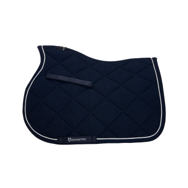 Tapis de selle obstacle en coton avec galons Diamond Equestro Tapis de selle obstacle en coton avec galons Diamond Equestro