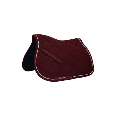 Tapis de selle de saut poney Diamond en coton avec galons Equestro Tapis de selle de saut poney Diamond en coton avec galons Equestro