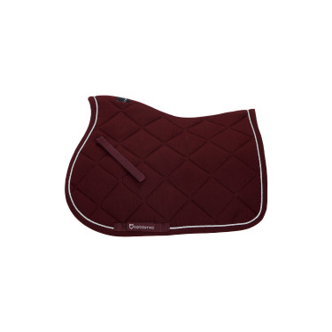 Tapis de selle de saut poney Diamond en coton avec galons Equestro Tapis de selle de saut poney Diamond en coton avec galons Equestro