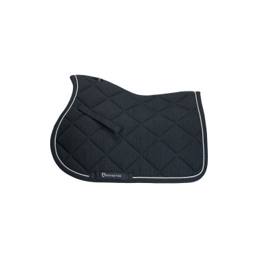 Tapis de selle de saut poney Diamond en coton avec galons Equestro Tapis de selle de saut poney Diamond en coton avec galons Equestro