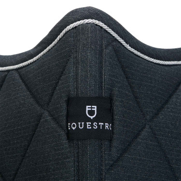 Tapis de selle de saut poney Diamond en coton avec galons Equestro Tapis de selle de saut poney Diamond en coton avec galons Equestro