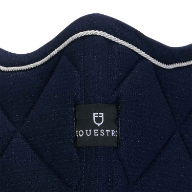 Tapis de selle de saut poney Diamond en coton avec galons Equestro Tapis de selle de saut poney Diamond en coton avec galons Equestro