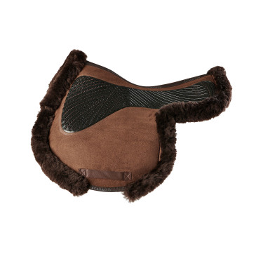 Tapis de saut Numnah avec grip en gel des deux côtés et bordure en mouton complet Acavallo Tapis de saut Numnah avec grip en gel des deux côtés et bordure en mouton complet Acavallo