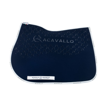 Tapis de saut en lycra avec grip en gel et dessous en fibre de bambou Acavallo Tapis de saut en lycra avec grip en gel et dessous en fibre de bambou Acavallo