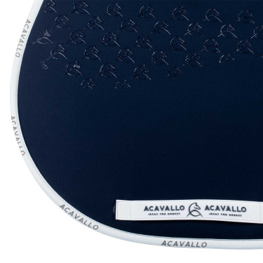 Tapis de saut en lycra avec grip en gel et dessous en fibre de bambou Acavallo Tapis de saut en lycra avec grip en gel et dessous en fibre de bambou Acavallo