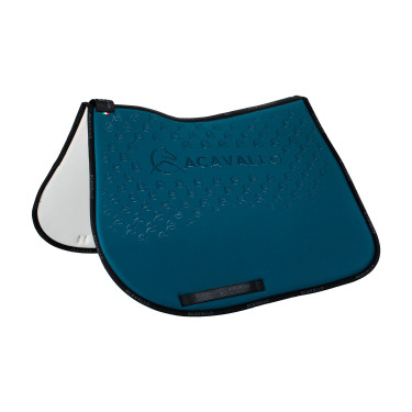 Tapis de saut en lycra avec grip en gel et dessous en fibre de bambou Acavallo Tapis de saut en lycra avec grip en gel et dessous en fibre de bambou Acavallo