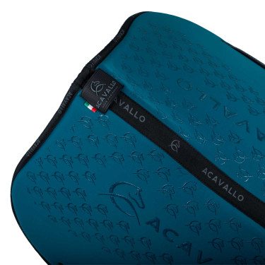 Tapis de saut en lycra avec grip en gel et dessous en fibre de bambou Acavallo Tapis de saut en lycra avec grip en gel et dessous en fibre de bambou Acavallo